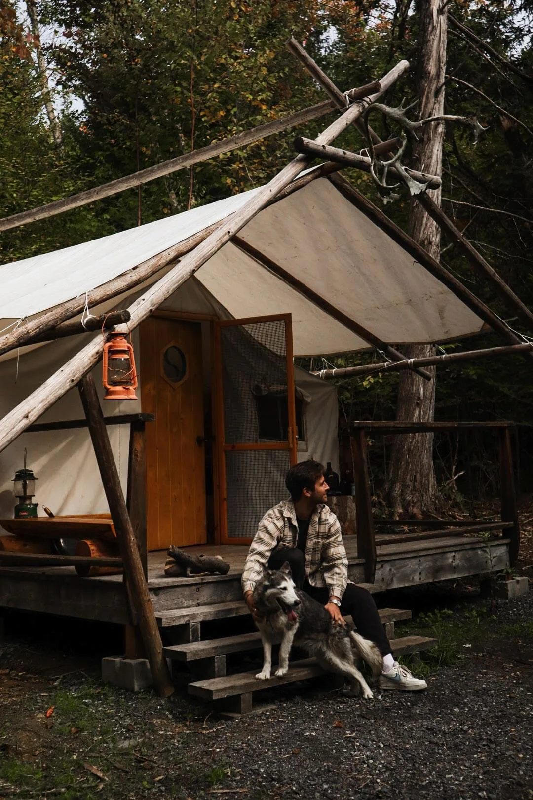 Le camp du trappeur